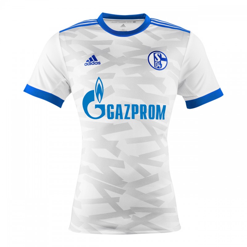 Schalke 04 2017/18 Away White Soccer Jersey